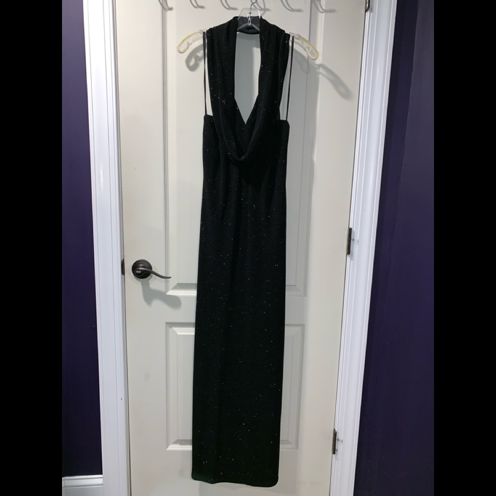 BARI JAY Formal Halter Strappy Back Dress